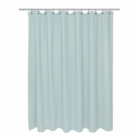 CARNATION HOME FASHIONS FCOT1-XL-49 72 x 84 in. Extra Long 100 Percent Cotton Waffle Weave Shower Curtain, Spa Blue FCOT1/XL/49